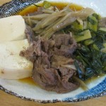 肉豆腐定食