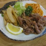 豚肉にんにくタレ焼き