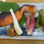 焼き魚（サーモン西京味噌漬け）