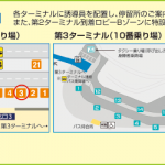 narita成田空港バス乗り場マップ